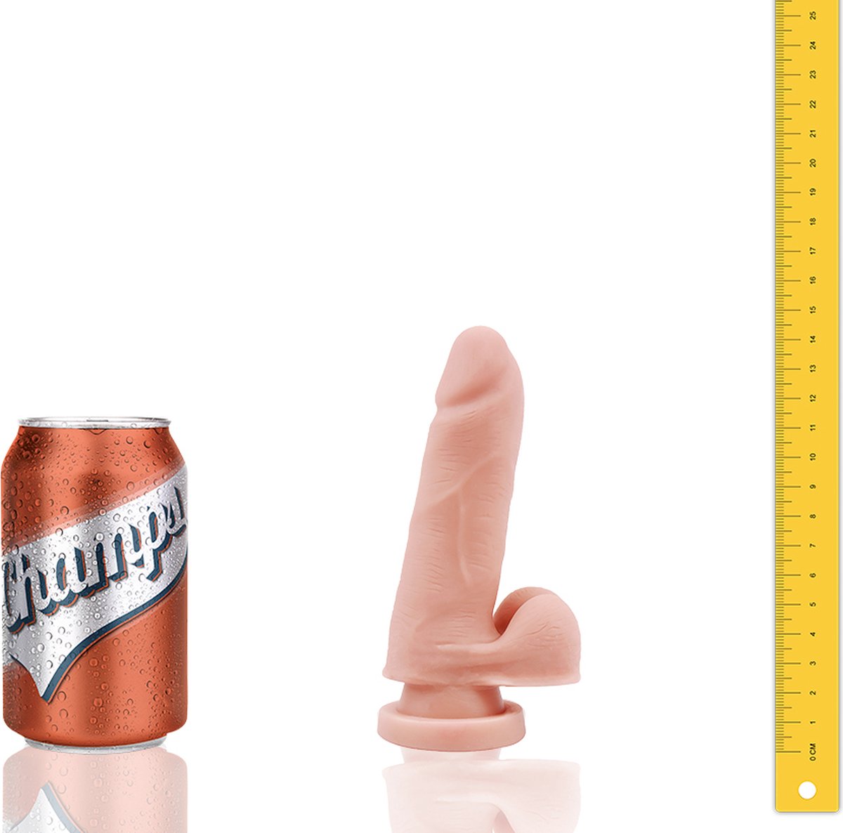 Goedkoopste Champs - Softy - Dual Density Dildo - 14.5 x 3 cm - Lichte Huidskleur