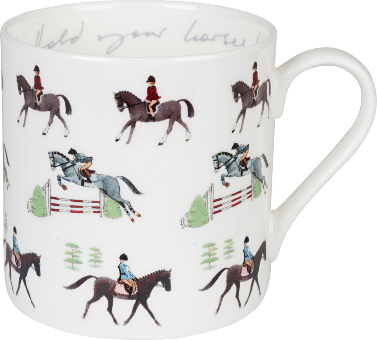 Springpaarden Mok uit de Paarden collectie van Sophie Allport - Paarden beker voor koffie of thee