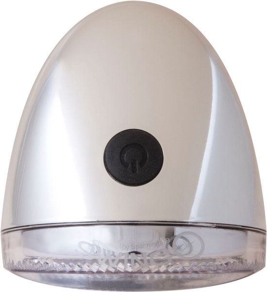 Fiets Koplamp Spanninga Swingo XB LED met reflector incl. batterijen - chroom — afbeelding 2