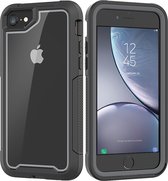 Apple iPhone 7 - 8 Backcover - Zwart - Shockproof Armor - Hybrid - 3 meter drop tested