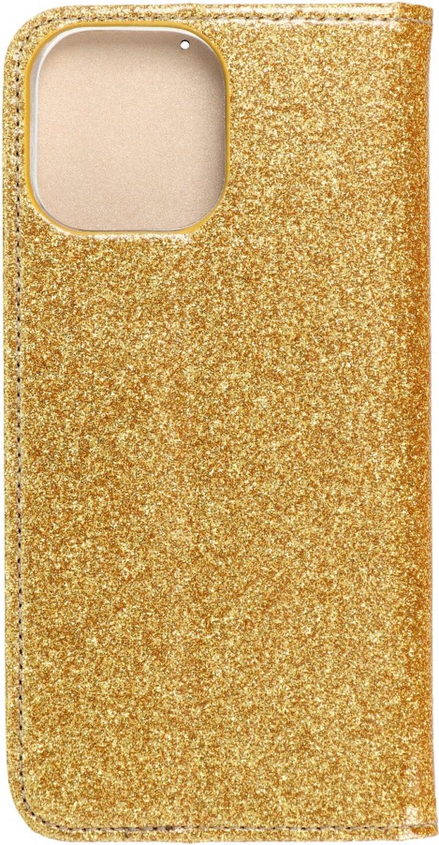 Forcell SHINING Book Geschikt voor iPhone 13 PRO MAX goud
