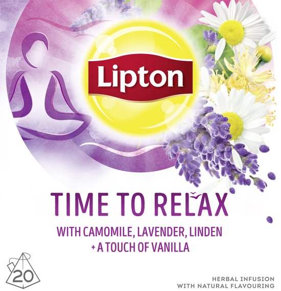Lipton Tea Infusion Relax - 6 x 20 zakjes - Voordeelverpakking - Lipton