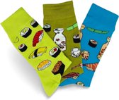 JustSockIt Sushi sokken - Sushi box - Vrolijke sokken - Leuke sokken