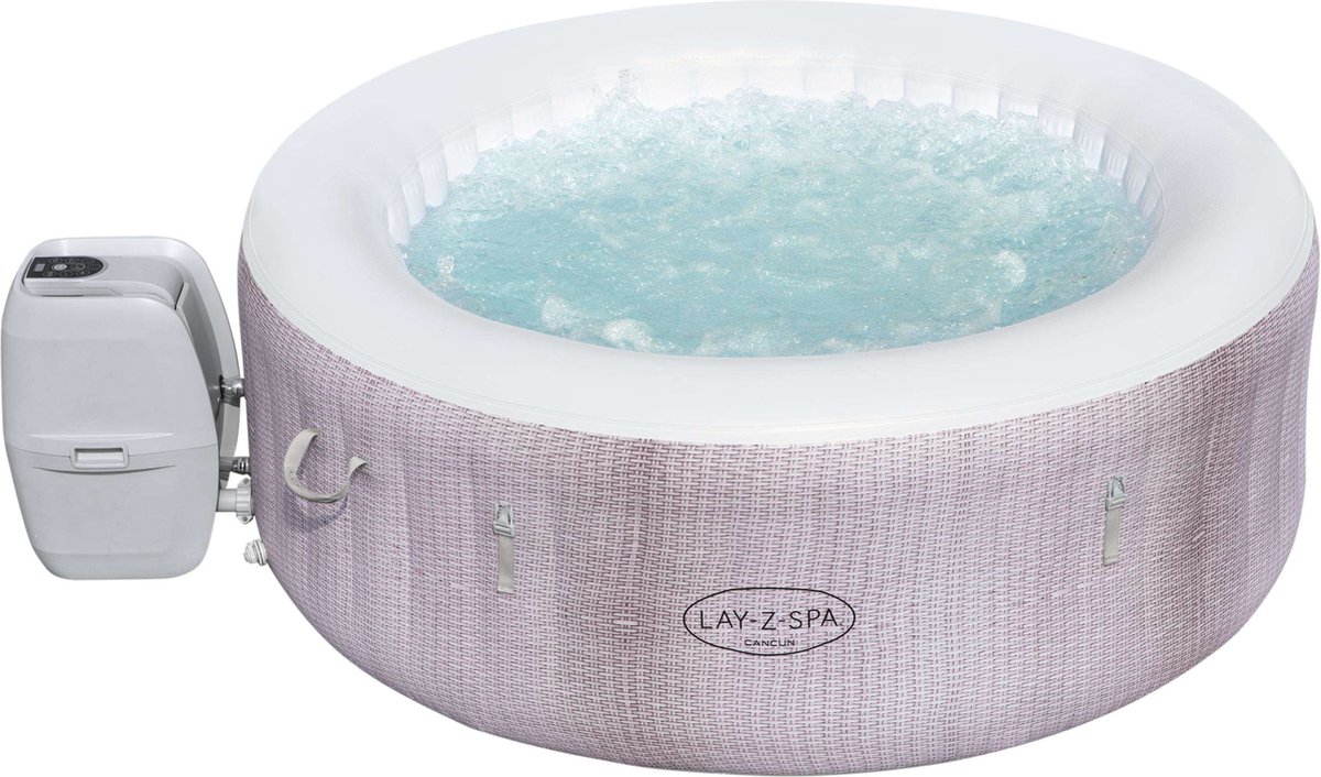 Lay-Z-Spa Cancun AirJet opblaasbare spa - 2 tot 4 personen - Ø 180 x 66 cm