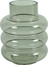 Non-branded Vaas Nikky 17 X 17 X 22,5 Cm Glas Grijs