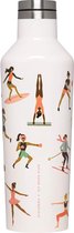 Corkcicle Canteen - 475ml 16oz. Rifle Paper - Sport Girls  Waterfles en Thermosfles - 3wandig - 25uur koud en 12uur warm - meerkleurig - BPA vrij - grote opening voor ijsklontjes