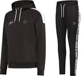 Malelions - sports - strike - tracksuit - black/white - mt. S SET