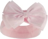 Soft Touch - Haarband met Strik - Baby Pink - 0/12 mnd