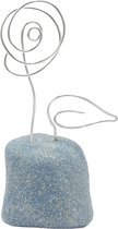 Mini Urn Bloem - Urn voor as - blauw - handgemaakt - Lalief