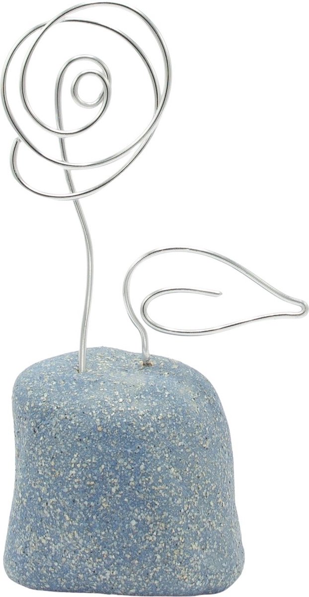 Mini Urn Bloem - Urn voor as - blauw - handgemaakt - Lalief