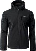 Elbrus Iver Softshell Jas Outdoorjas - Maat M  - Mannen - zwart