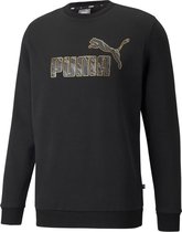 Puma Trui - Mannen - zwart - grijs - geel