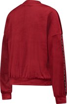 Hunkemöller Dames Nachtmode Top Velours Mock  - Rood - maat L