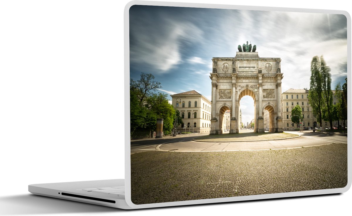 Afbeelding van product SleevesAndCases  Laptop sticker - 10.1 inch - Poort - Lucht - München