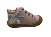 Naturino pare-chocs en cuir étoile argentée chaussures Frey Rose taille 20
