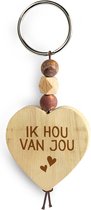 Mijn Hart sleutelhanger "Ik hou van jou"