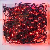 Lukus - kerstverlichting rood 320 LED's - 32 meter - waterdicht IP44 - sfeervol - lichtsnoer - kerstboomverlichting