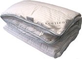 Excellent Deluxe Satin Dekbed 4-Seizoenen - Lits-jumeaux - 270x220 cm - Wit