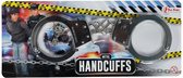 Speelgoed handboeien - Zilver - Metaal - l 22 cm - politieagent - speelgoed handboeien