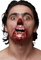 Ghoulish Latex Afgescheurde mond ( Meat Lover ) | Halloween | Griezel | Nep Wond