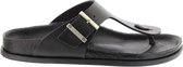 Birkenstock Ramses Premium Heren Slippers Black Regular-fit | Zwart | Leer | Maat 44