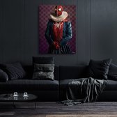 Luxe Canvas Schilderij Spiderman Gucci | 75x100 | Woonkamer | Slaapkamer | Kantoor | Marvel | Design | Art | Modern | ** 4CM DIK! 3D Effect**