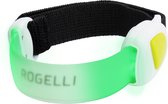 Rogelli Reflecterende LED armband - Unisex - Groen