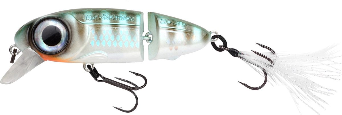 Spro Iris Underdog Jointed 8Cm Slow Floating - Kleur : Herring