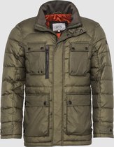 Padded Quilted Jacket Olive Regular Fit