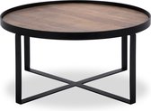 Icon Living - Hub 003 - Salontafel - Hout - Natural - Bruin - Rond