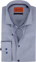 Suitable - Overhemd WS Micro Wit - 39 - Heren - Slim-fit