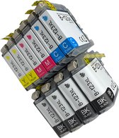 inktplace Huismerk LC123 compatible inktpatronen geschikt voor Brother Set 10 stuks