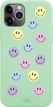 iPhone 11 Pro Case - Smiley Colors Green - iPhone Plain Case