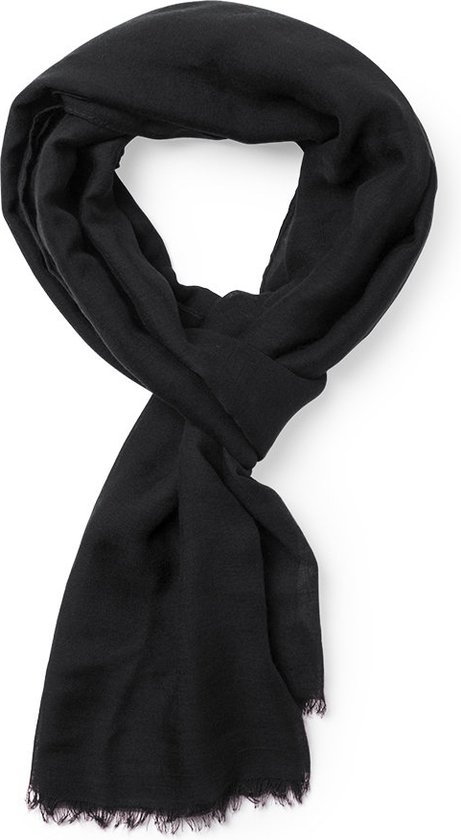 Sjaaltje - omslagdoek - sjaals dames en heren - sjaaltje zwart