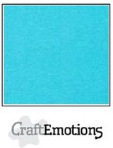 CraftEmotions parelmoer karton 10 vel aqua A4 250gr / double sided CraftEmotions