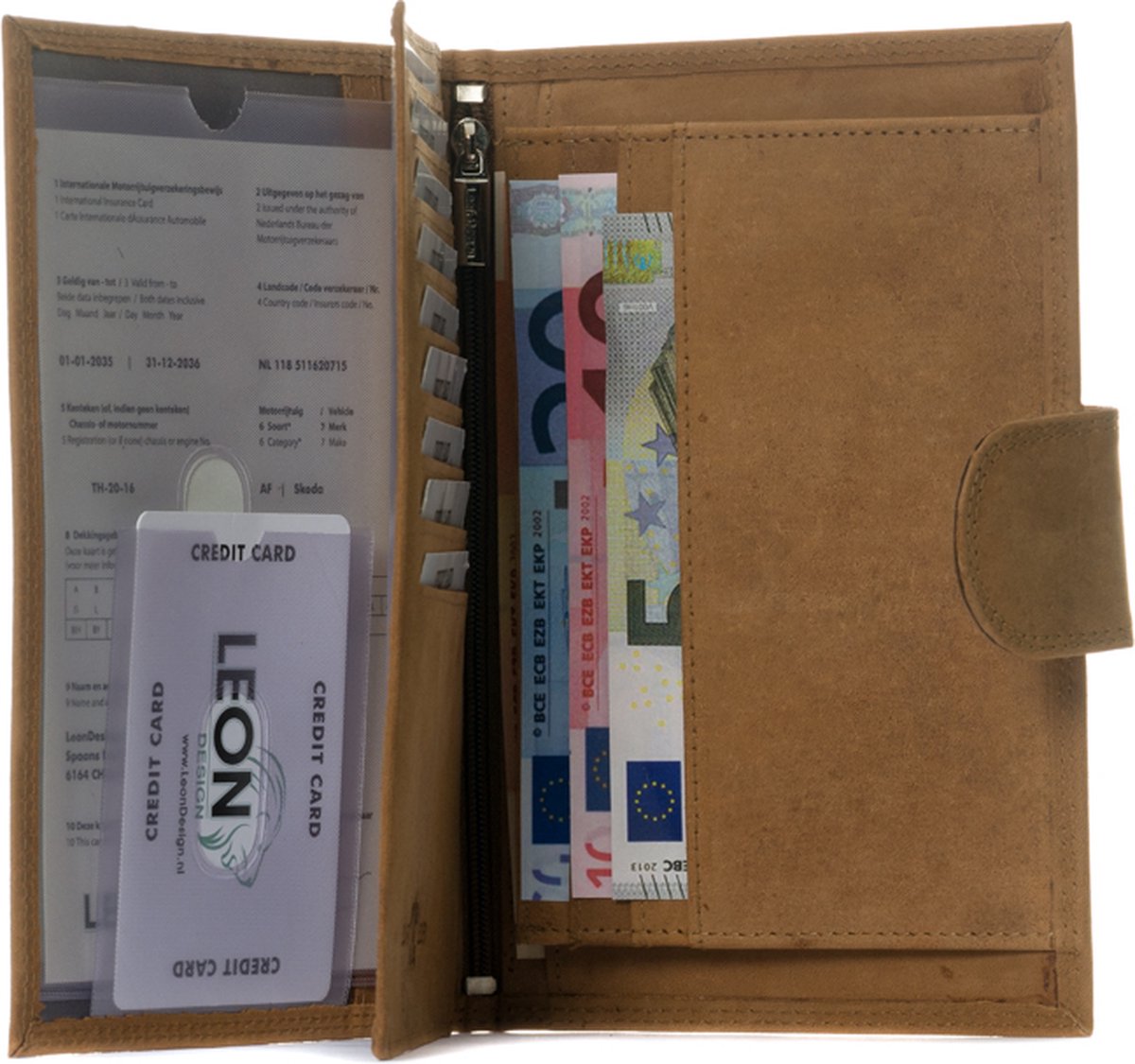 Autopapieren mapje - Kentekenbewijs mapje - Autopapieren hoes - leer - autopapieren - rijbewijs mapje - autopapieren portefeuille - mapje voor autopapieren - mapje autopapieren - mapje voor autopapieren - autopapieren map - autopapieren etui - P2244