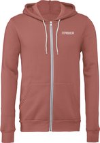 FitProWear Vest Unisex  - Maroon - Maat L - Vest Katoen / Polyester - Dames Vest - Heren Vest - Dames Kleding - Heren kleding - Zoodie - Sportkleding - Zip Hoodie - Sportvest - Hoo