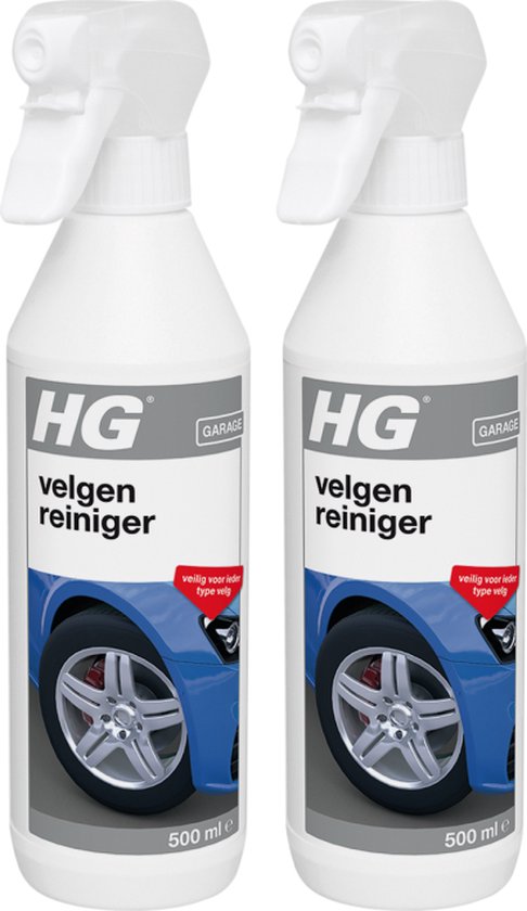 Foto: Hg velgenreiniger 500ml laat uw velgen weer glanzen 2 stuks 