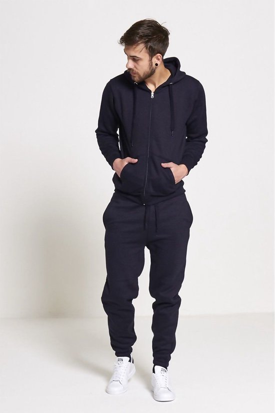 Navy Trainingspak heren – Tracksuit heren - Joggingpak heren – Maat M