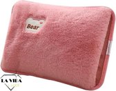 Kruik - Roze - Bear - Elektrische kruik - Warmwaterkruik - Handwarmer - Oplaadbare kruik