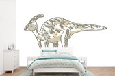 Papier peint - Papiers Papier peint photo Chambre d'enfants - Parasaurolofus - Dinosaurus - Largeur 420 cm x Hauteur 280 cm
