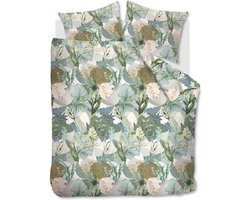 At Home by BeddingHouse  Hidden Dekbedovertrek - Lits-jumeaux - 240x200/220 cm - Groen