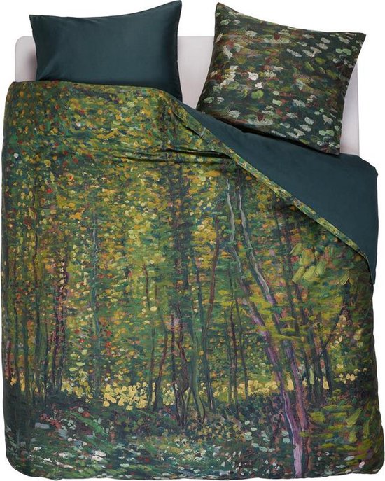 Beddinghouse x Van Gogh Museum Trees dekbedovertrek - Eenpersoons - 140x200/220 - Groen