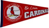 USArticlesEU - St. Louis Cardinals - Saint Louis - MLB - Vaantje - Baseball - Honkbal -  Sportvaantje - Pennant - Wimpel - Vlag - Rood/Wit - 31 x 72 cm