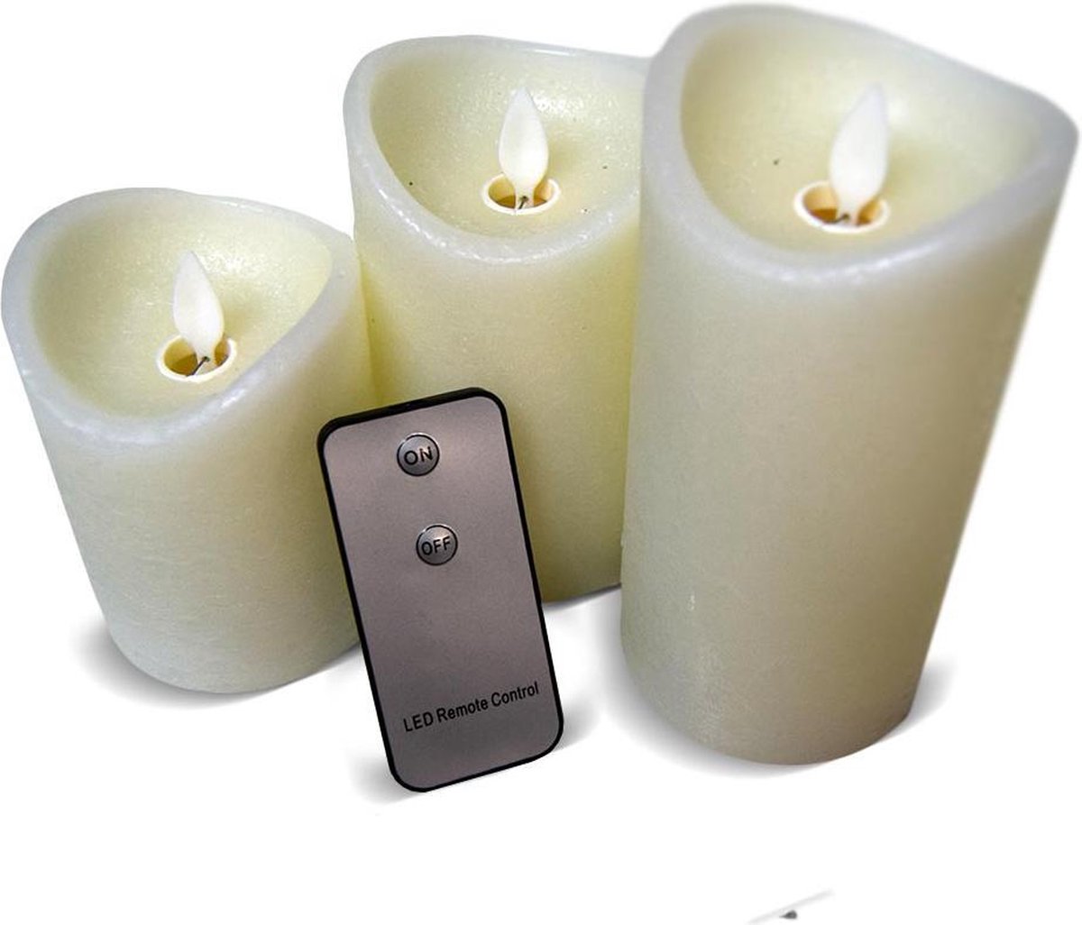 3 bougies LED - bougies - Moi et ma deco