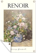 Affiche de jardin Peinture - Renoir - Bouquet printanier - 80x120 cm - Jardin