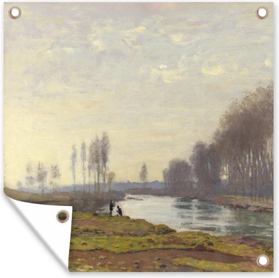 Tuin poster Le Petit Bras de la Seine à Argenteuil - Claude Monet ...