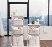 Luxaliving - Badkamer Mandjes - Multi functioneel - Kleding Mand - Was mand - Opberg Mand - Set 6stuks