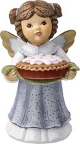 Goebel® - Nina & Marco | Decoratief beeld / figuur "Engel heerlijke taart" | Porselein, 10cm