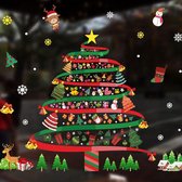 Raamsticker kerst - Decoratie kerstmis - Raamsticker kerstboom - Sticker Kerst - kerstversiering Raam - Kerstdecoratie Raam - Raamdecoratie winter